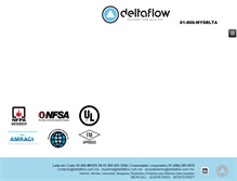 Tablet Screenshot of deltaflow.com.mx